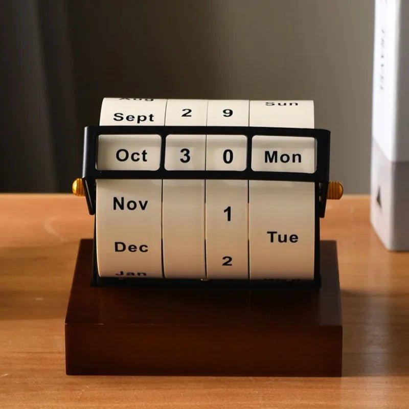 Perpetual Wheel Desk Calendar - The House Of BLOC