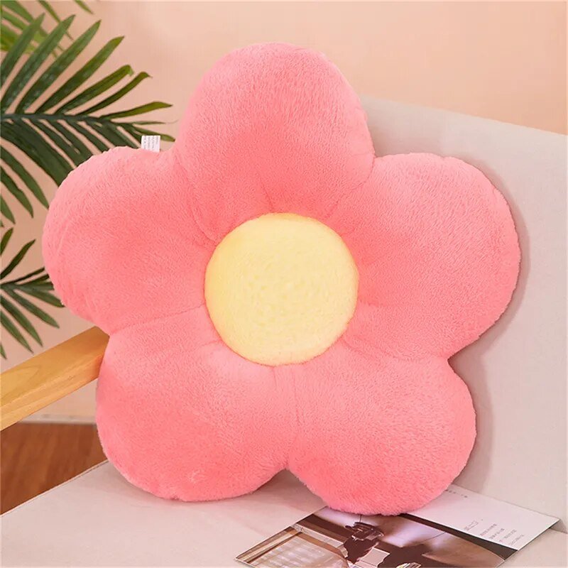 Plush Flower Shaped Soft Cushion - The House Of BLOC
