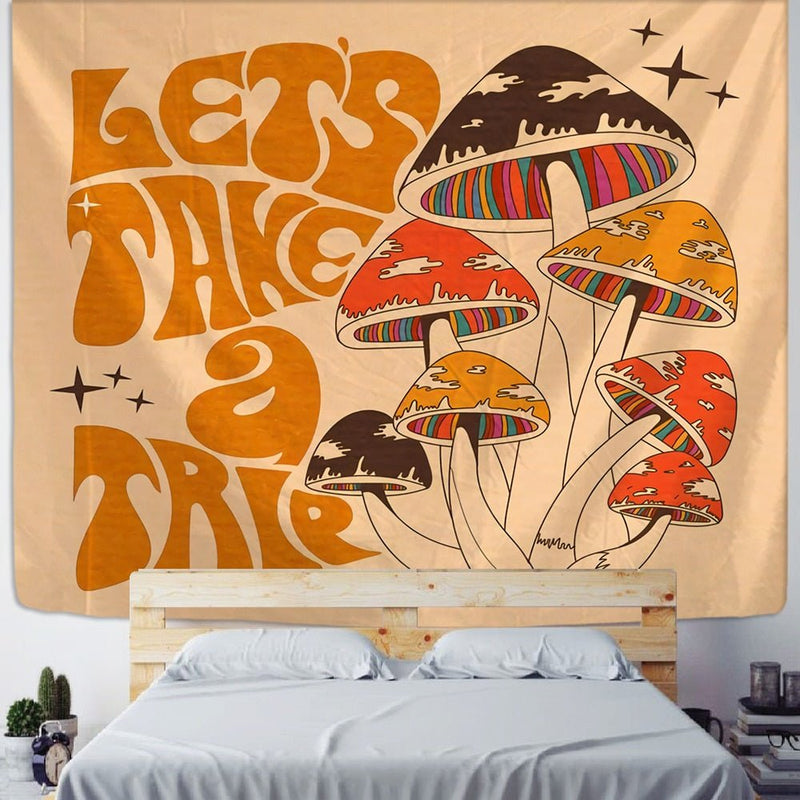 Psychedelic Bohemian Style Tapestry Wall Hanging - The House Of BLOC