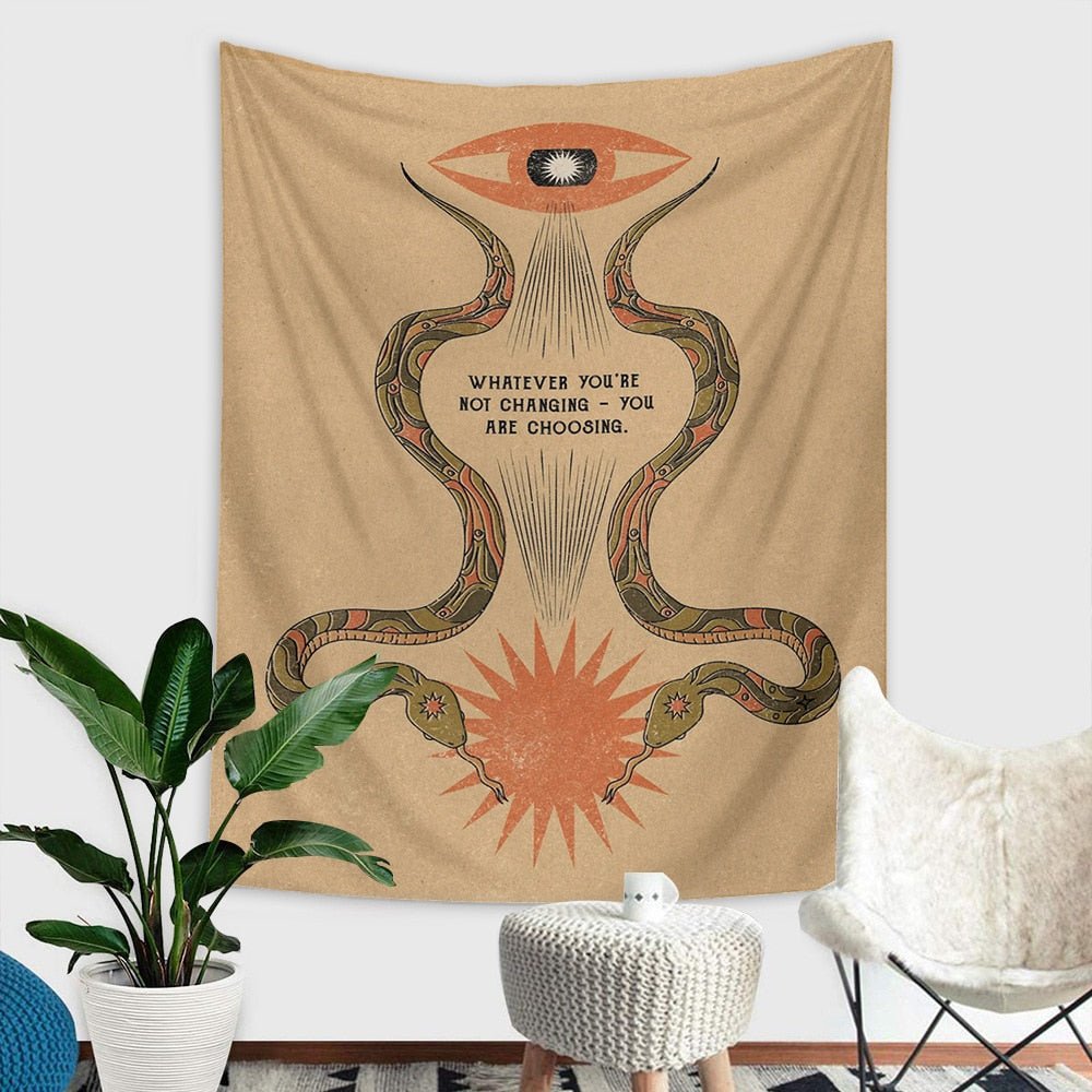 Psychedelic Mandala Tapestry Wall Hanging - The House Of BLOC