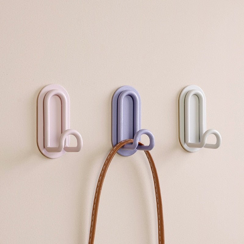 Punch-Free Metal Adhesive Hanging Storage Hook - The House Of BLOC