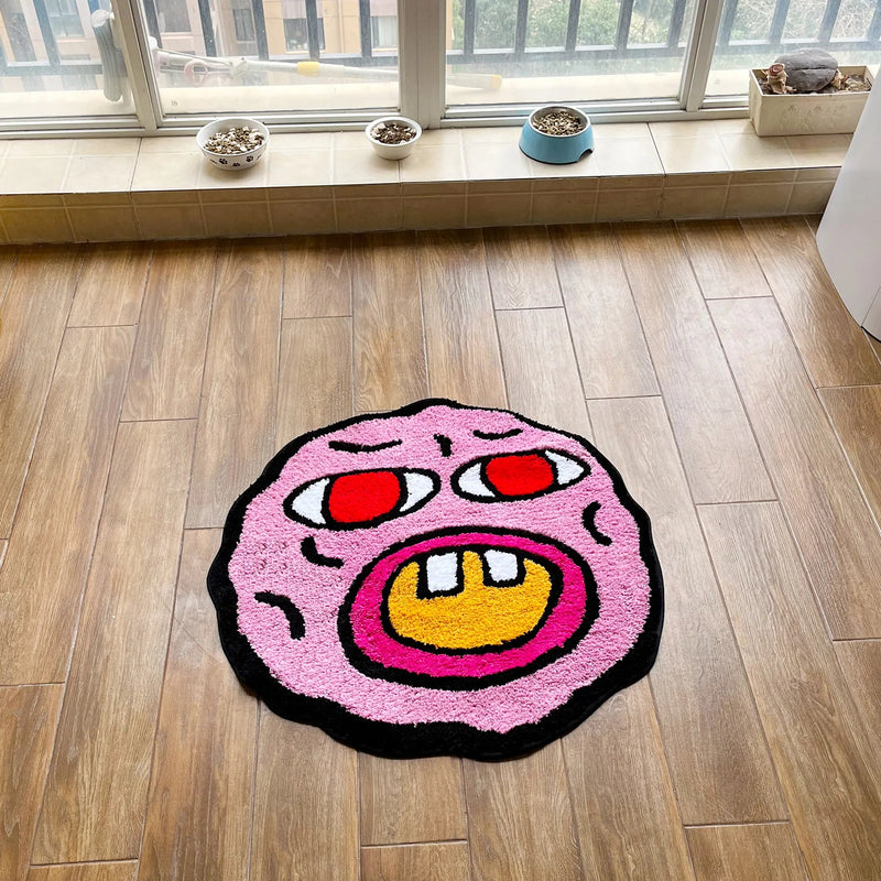 Quirky Cherry Bomb Pink Tufted Rug - The House Of BLOC