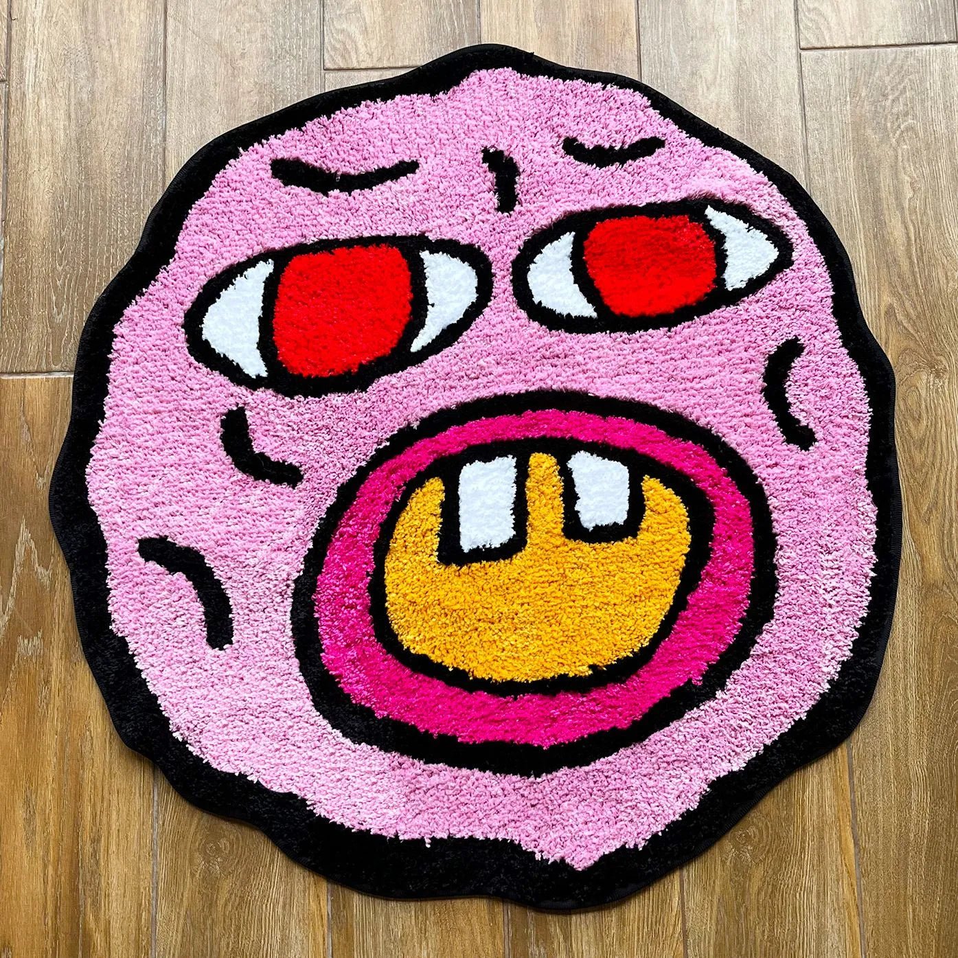 Quirky Cherry Bomb Pink Tufted Rug - The House Of BLOC