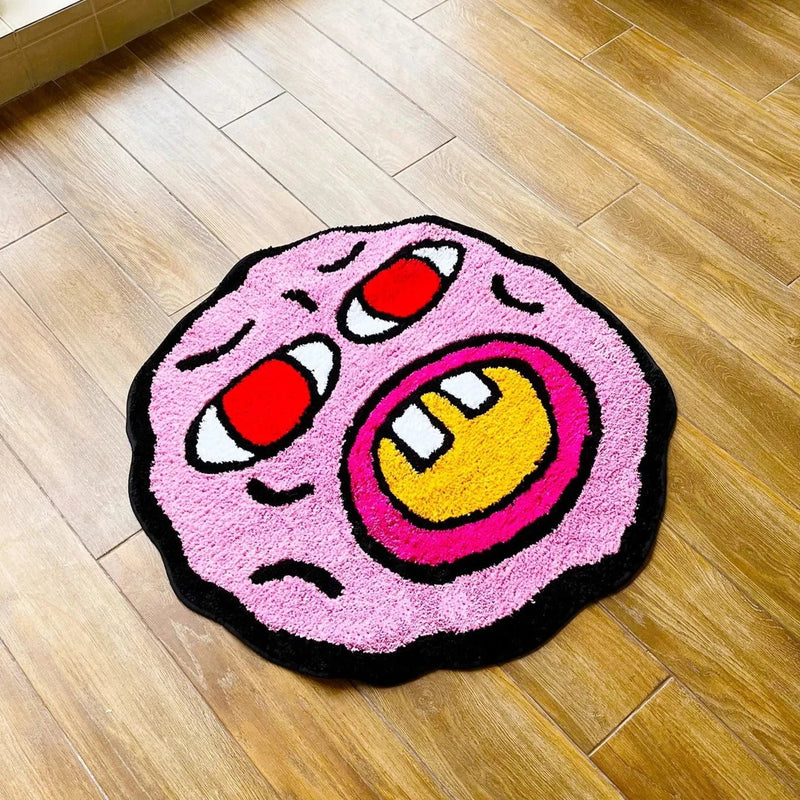 Quirky Cherry Bomb Pink Tufted Rug - The House Of BLOC