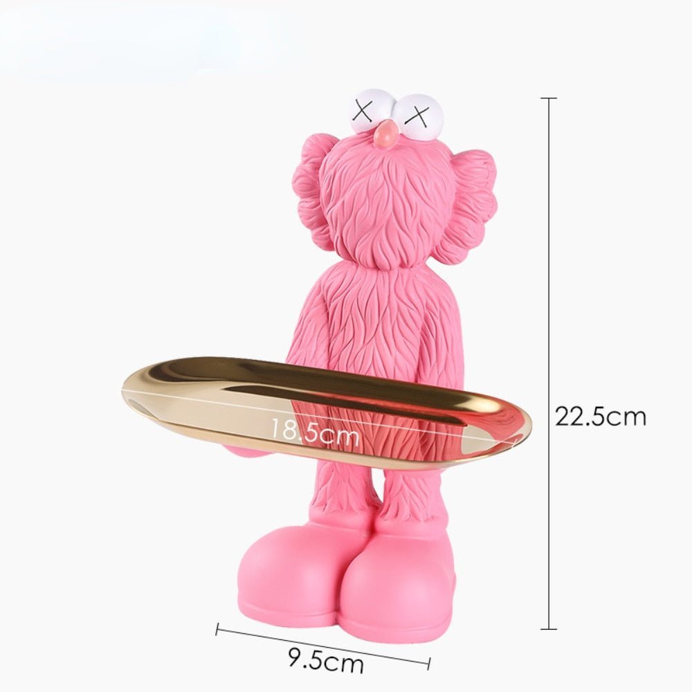 Quirky Figurine Statue With Storage Tray - The House Of BLOC