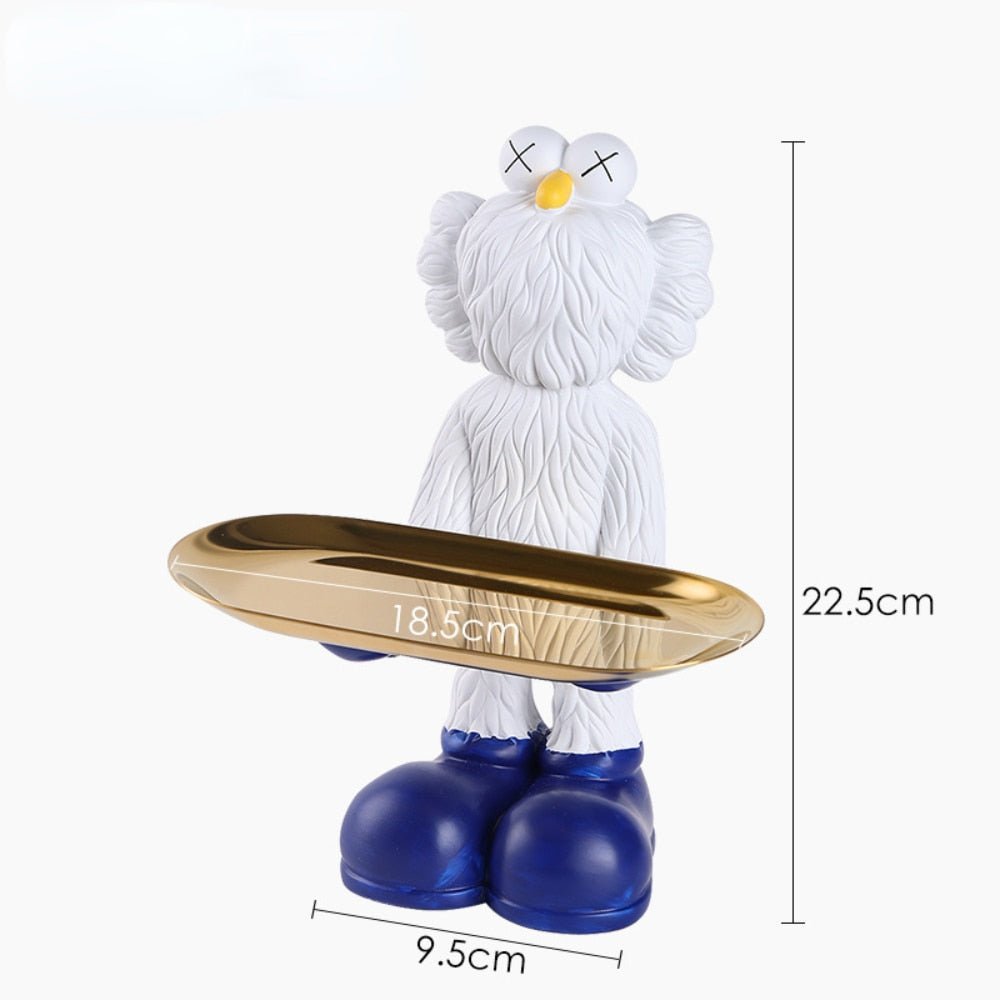 Quirky Figurine Statue With Storage Tray - The House Of BLOC