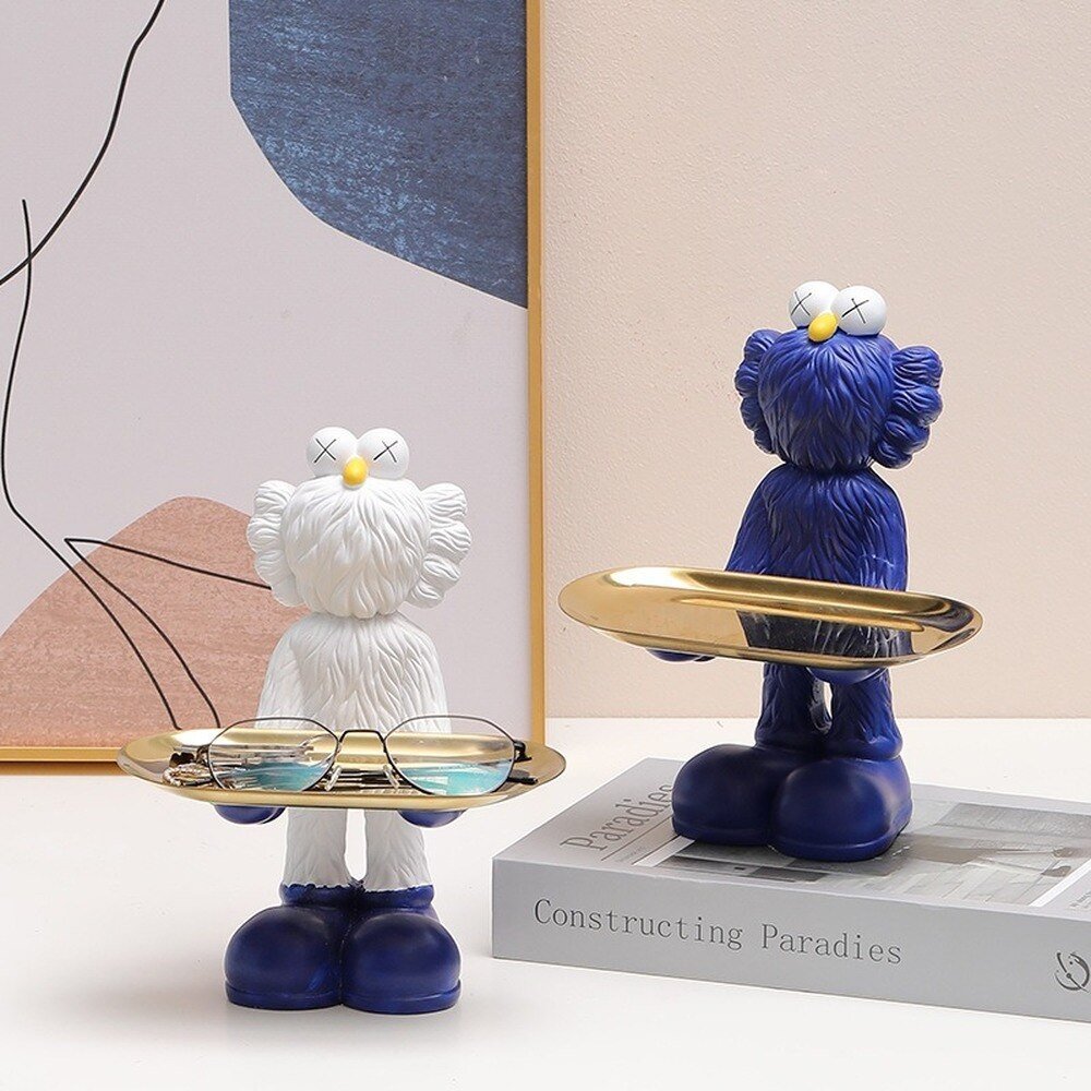 Quirky Figurine Statue With Storage Tray - The House Of BLOC