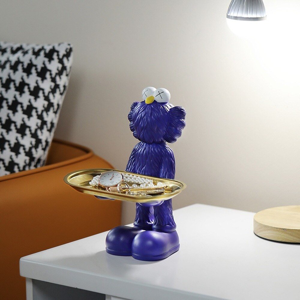 Quirky Figurine Statue With Storage Tray - The House Of BLOC