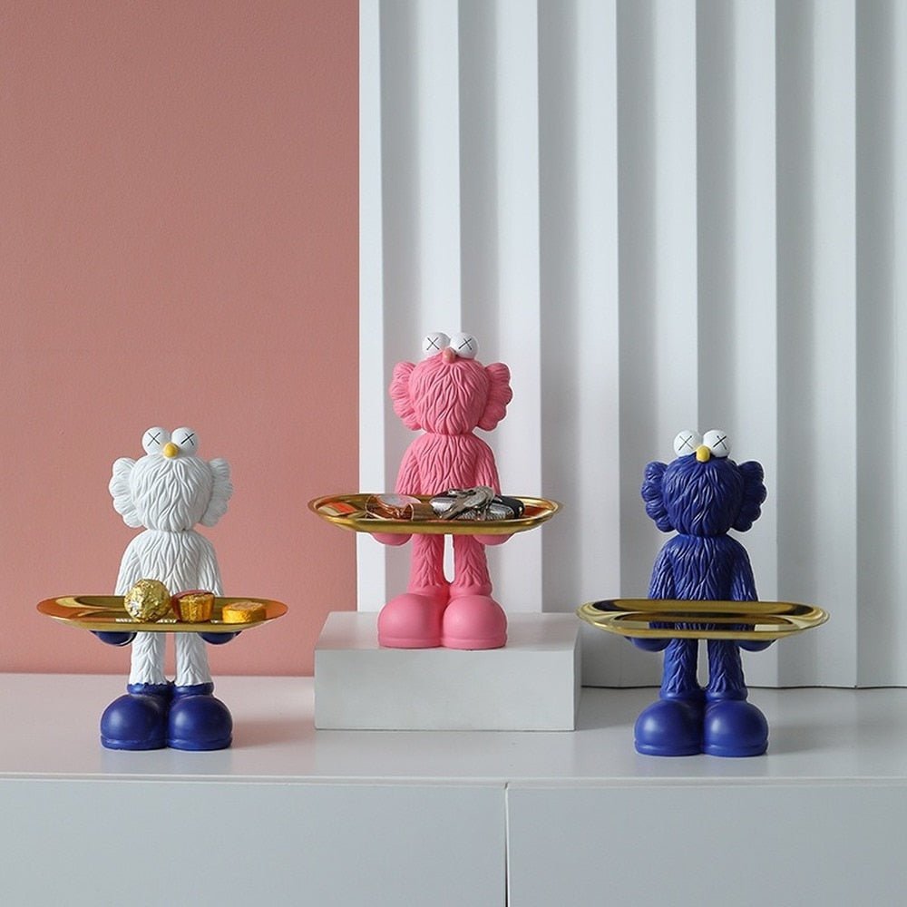Quirky Figurine Statue With Storage Tray - The House Of BLOC