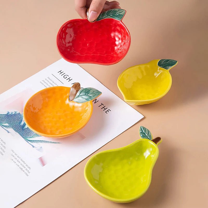 Quirky Fruit Shape Ceramic Sauce Dish - The House Of BLOC