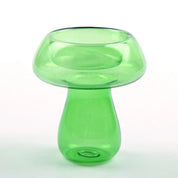 Quirky Glass Mushroom Shape Candle Holder - The House Of BLOC
