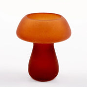 Quirky Glass Mushroom Shape Candle Holder - The House Of BLOC