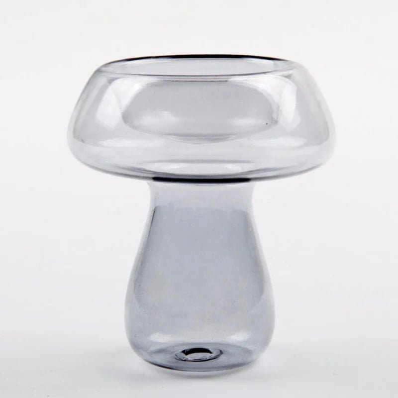 Quirky Glass Mushroom Shape Candle Holder - The House Of BLOC