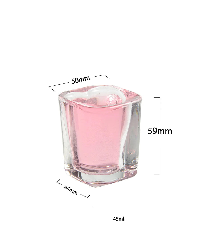 Quirky Love Heart Shaped Shot Glasses - The House Of BLOC