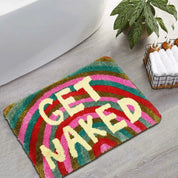 Rainbow 'Get Naked' Tufted Bath Mat - The House Of BLOC