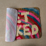Rainbow 'Get Naked' Tufted Bath Mat - The House Of BLOC