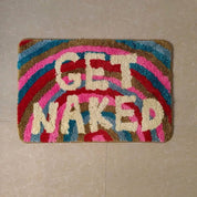 Rainbow 'Get Naked' Tufted Bath Mat - The House Of BLOC