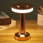 Rechargeable LED Metallic Table Lamp - The House Of BLOC