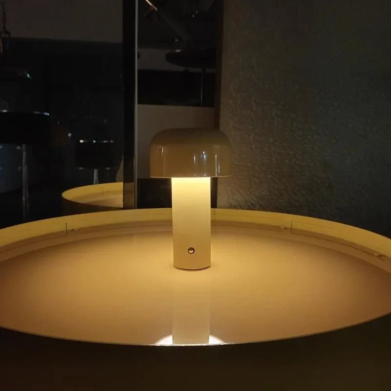 Rechargeable Minimal Mushroom Desk Lamp - The House Of BLOC