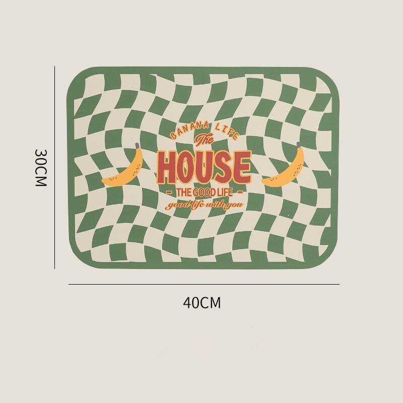 Rectangular Geometric Pattern Placemat - The House Of BLOC