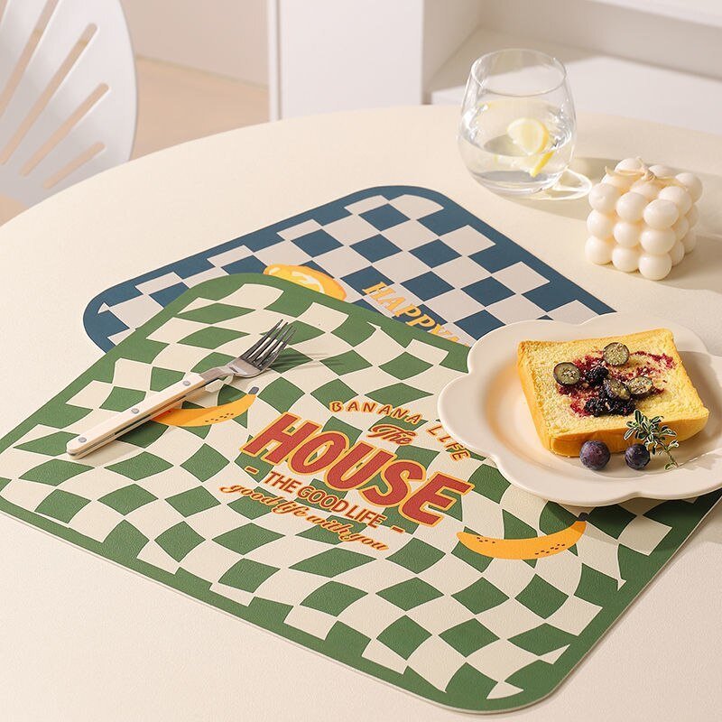 Rectangular Geometric Pattern Placemat - The House Of BLOC