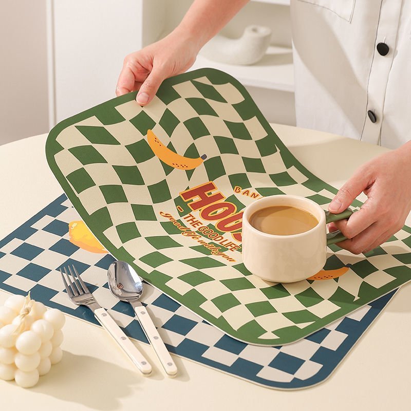 Rectangular Geometric Pattern Placemat - The House Of BLOC