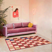 Retro Lattice Soft Rug - The House Of BLOC