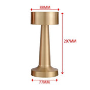 Retro Metallic Touch Sensor Table Lamp - The House Of BLOC