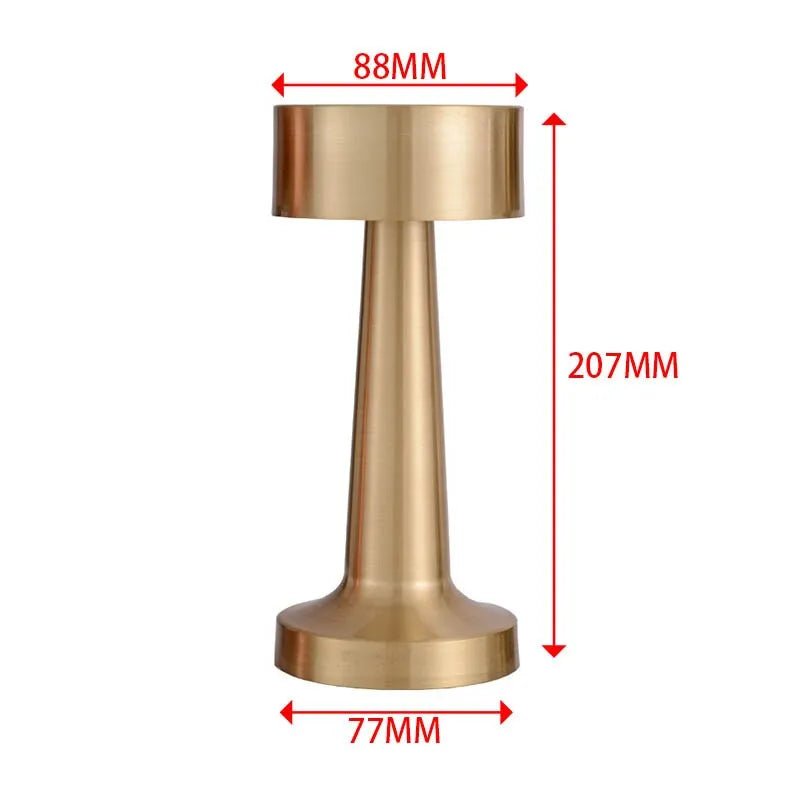 Retro Metallic Touch Sensor Table Lamp - The House Of BLOC