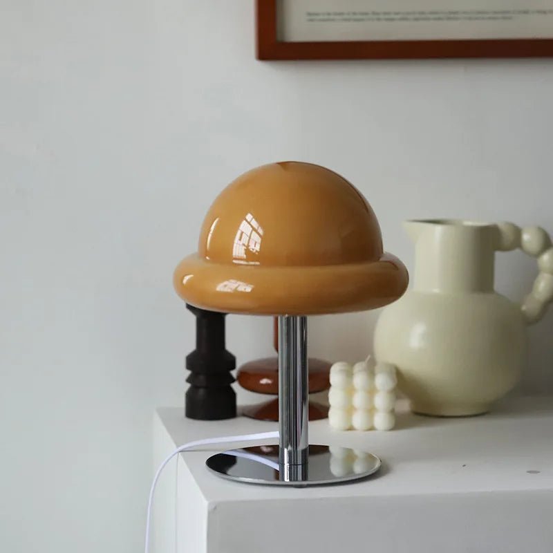 Retro Mushroom Glass Table Lamp - The House Of BLOC