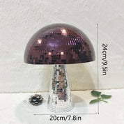 Retro Purple Mushroom Disco Mirror Ball - The House Of BLOC