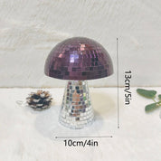 Retro Purple Mushroom Disco Mirror Ball - The House Of BLOC