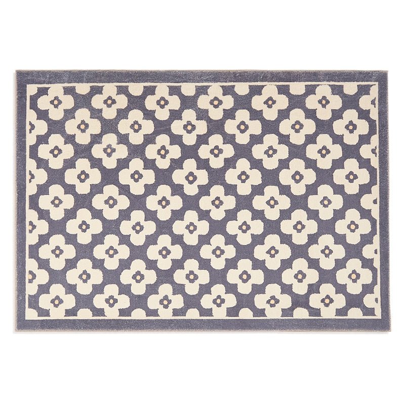 Retro Style Classic Flower Pattern Rug - The House Of BLOC