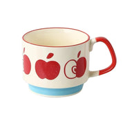 Retro Style Colourful Stackable Coffee Mug - The House Of BLOC