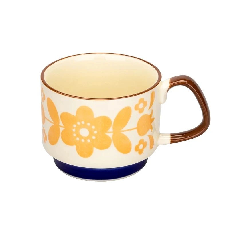 Retro Style Colourful Stackable Coffee Mug - The House Of BLOC