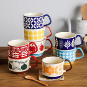 Retro Style Colourful Stackable Coffee Mug - The House Of BLOC