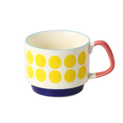 Retro Style Colourful Stackable Coffee Mug - The House Of BLOC