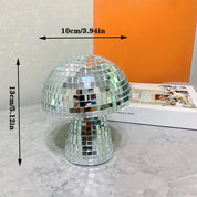 Retro Style Glass Disco Mushroom Decoration - The House Of BLOC