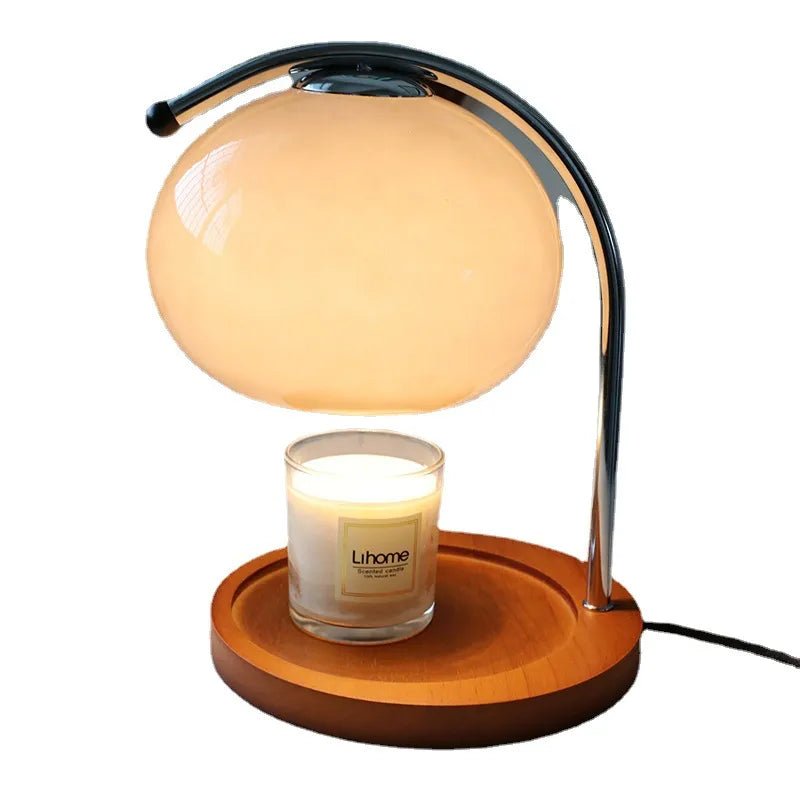 Retro Style Glass Table Lamp With Stand - The House Of BLOC