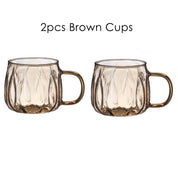 Retro Style Glass Water Jug & Matching Cups Set - The House Of BLOC