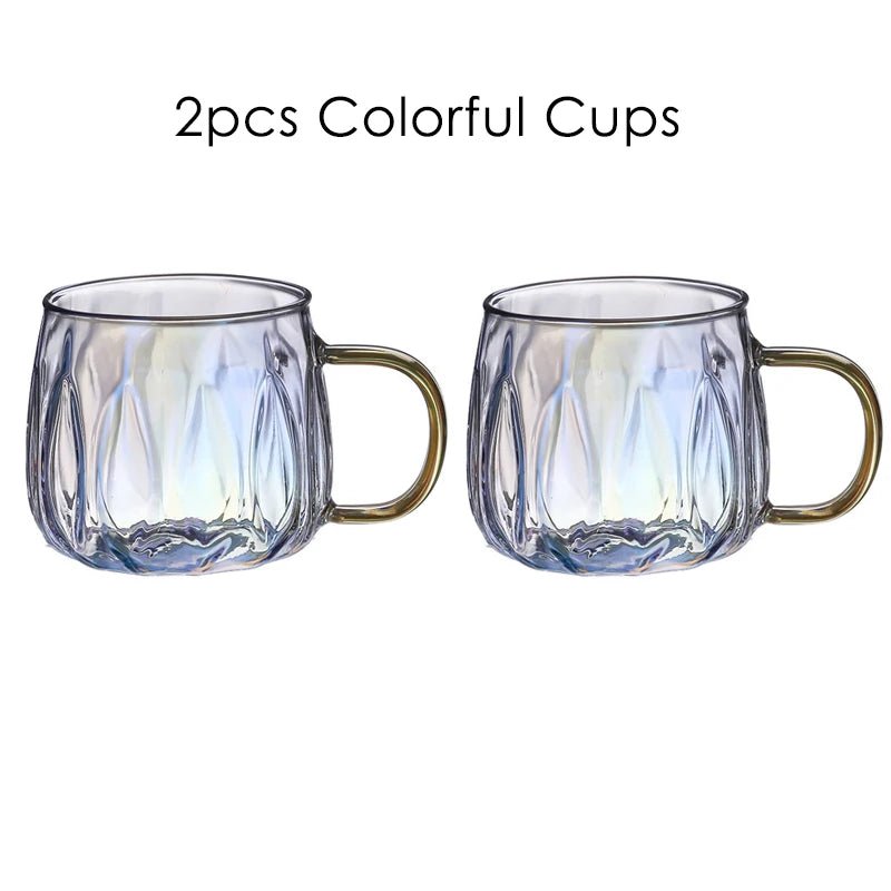 Retro Style Glass Water Jug & Matching Cups Set - The House Of BLOC