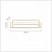 Retro Style Gold & Glass Jewellery Tray - The House Of BLOC