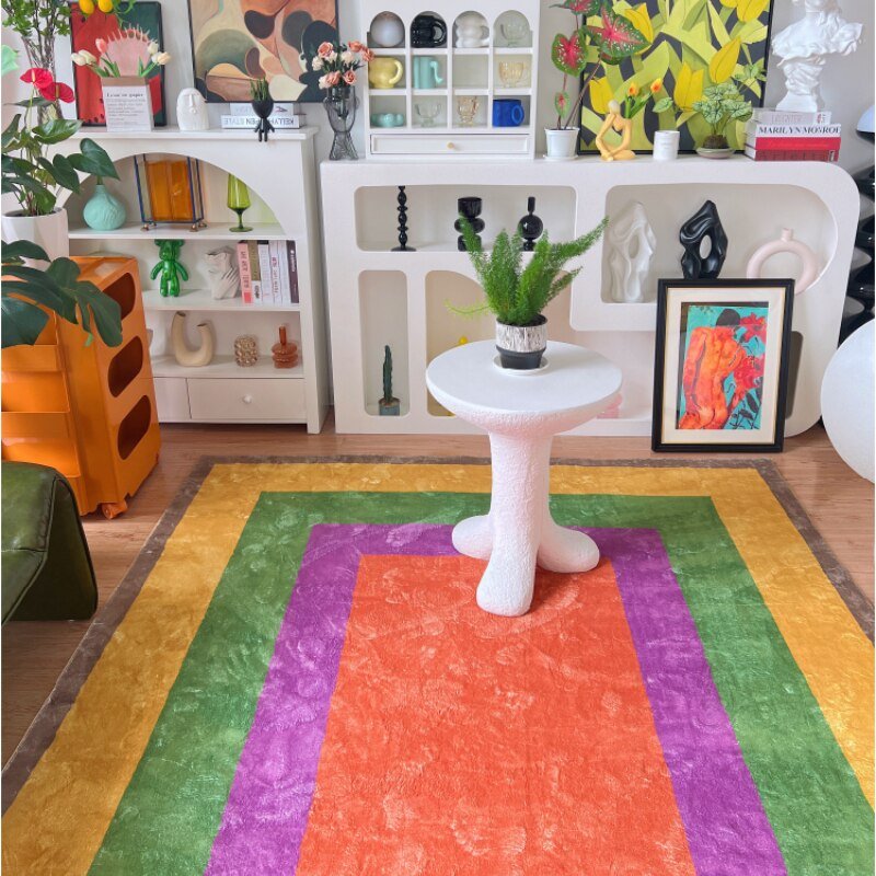 Retro Sweet Soft Printed Rug - The House Of BLOC