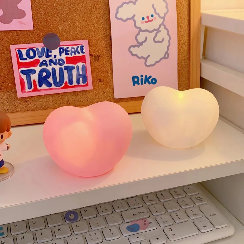 Romantic Love Heart Shaped LED Lamp - The House Of BLOC