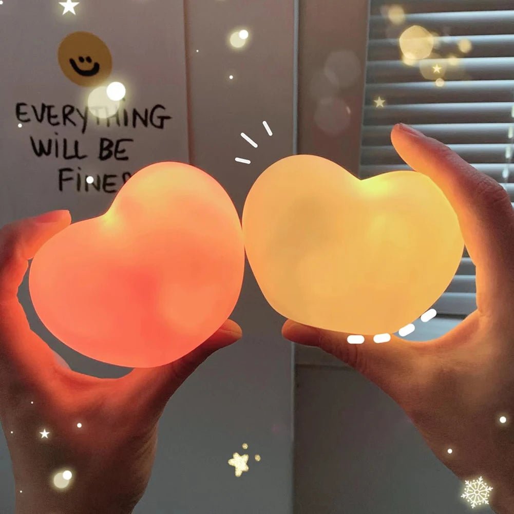 Romantic Love Heart Shaped LED Lamp - The House Of BLOC