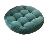 Round Corduroy Solid Tufted Thick Cushion - The House Of BLOC