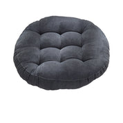 Round Corduroy Solid Tufted Thick Cushion - The House Of BLOC