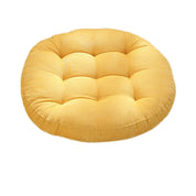 Round Corduroy Solid Tufted Thick Cushion - The House Of BLOC
