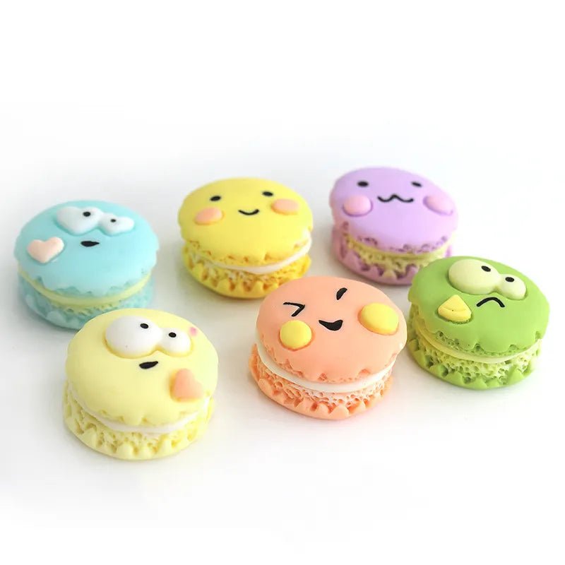 Set of Six Pastel Macaron Shaped Fridge Magnets - The House Of BLOC