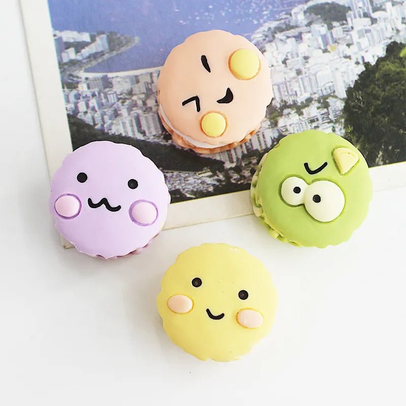 Set of Six Pastel Macaron Shaped Fridge Magnets - The House Of BLOC